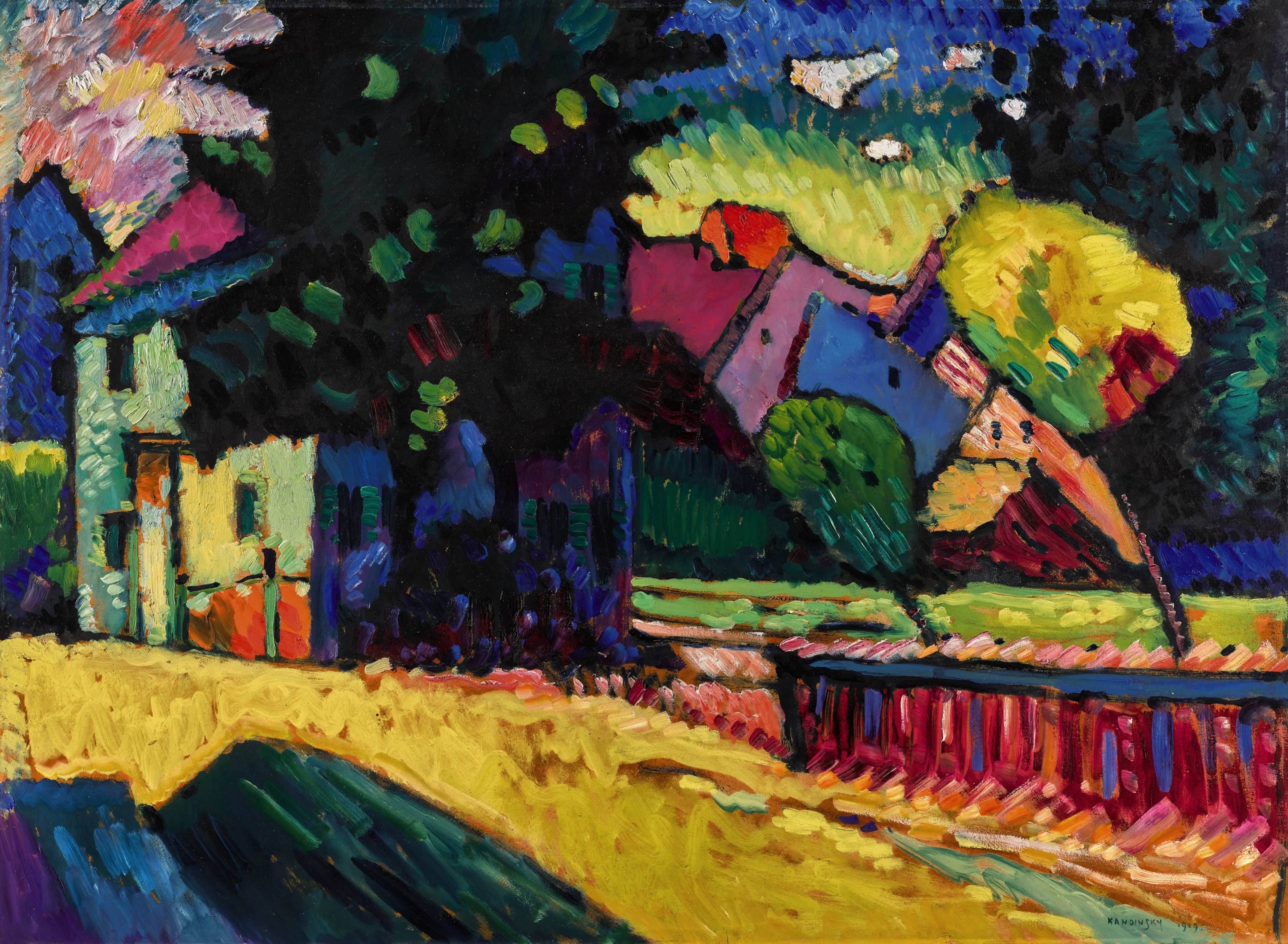 Wassily Kandinsky’s "Murnau Landschaft mit grünem Haus